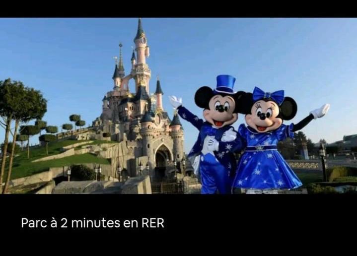 Sweet Appartement Disneyland Paris Parking 300M Station Val D'Europe Chessy  Eksteriør billede